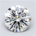 Lab Created Diamond 1.81 Carats, Round with Ideal Cut, G Color, VS1 Clarity and Certified by IGI