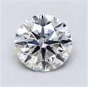 Lab Created Diamond 2.58 Carats, Round with Ideal Cut, E Color, SI1 Clarity and Certified by IGI