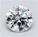 Lab Created Diamond 1.53 Carats, Round with Excellent Cut, D Color, VS2 Clarity and Certified by GIA