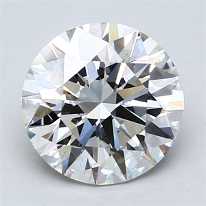 Picture of Lab Created Diamond 3.21 Carats, Round with Excellent Cut, F Color, SI1 Clarity and Certified by GIA
