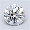 Lab Created Diamond 1.50 Carats, Round with Ideal Cut, G Color, VS2 Clarity and Certified by IGI