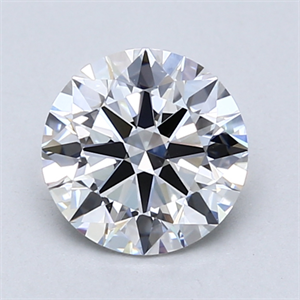 Foto Del inventario de diamantes de laboratorio, 1.35 quilates, Redondo , Color D, claridad VVS2 y certificado GIA de
