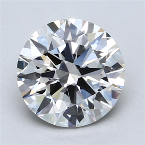 Picture of Lab Created Diamond 2.01 Carats, Round with Excellent Cut, G Color, VVS2 Clarity and Certified by GIA