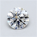 Del inventario de diamantes de laboratorio, 0.91 quilates, Redondo , Color E, claridad SI1 y certificado IGI