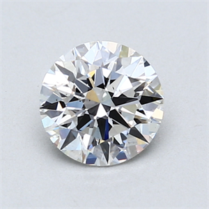 Picture of Lab Created Diamond 0.91 Carats, Round with Ideal Cut, E Color, SI1 Clarity and Certified by IGI