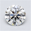 Lab Created Diamond 1.22 Carats, Round with Excellent Cut, D Color, VS2 Clarity and Certified by GIA