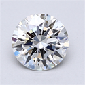 Lab Created Diamond 1.22 Carats, Round with Excellent Cut, F Color, VS2 Clarity and Certified by GIA