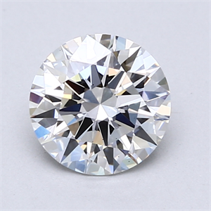 Picture of Lab Created Diamond 1.22 Carats, Round with Excellent Cut, F Color, VS2 Clarity and Certified by GIA
