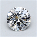 Del inventario de diamantes de laboratorio, 1.12 quilates, Redondo , Color E, claridad VS1 y certificado GIA