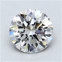 Lab Created Diamond 2.20 Carats, Round with Ideal Cut, G Color, SI1 Clarity and Certified by IGI