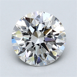 Picture of Lab Created Diamond 2.20 Carats, Round with Ideal Cut, G Color, SI1 Clarity and Certified by IGI