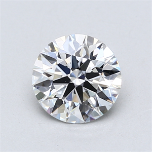 Picture of Lab Created Diamond 1.32 Carats, Round with Excellent Cut, E Color, VVS2 Clarity and Certified by GIA
