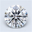 Lab Created Diamond 1.66 Carats, Round with Excellent Cut, E Color, VS1 Clarity and Certified by GIA