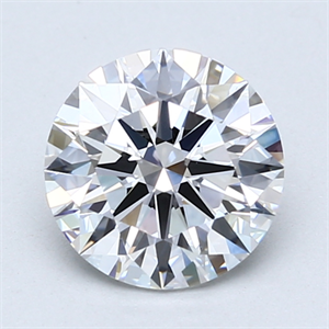 Picture of Lab Created Diamond 1.66 Carats, Round with Excellent Cut, E Color, VS1 Clarity and Certified by GIA