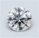 Lab Created Diamond 2.70 Carats, Round with Excellent Cut, E Color, SI1 Clarity and Certified by GIA