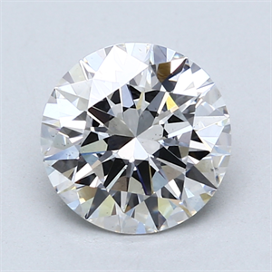 Picture of Lab Created Diamond 2.24 Carats, Round with Excellent Cut, E Color, SI1 Clarity and Certified by GIA