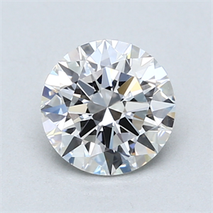 Picture of Lab Created Diamond 1.05 Carats, Round with Excellent Cut, D Color, VVS1 Clarity and Certified by GIA
