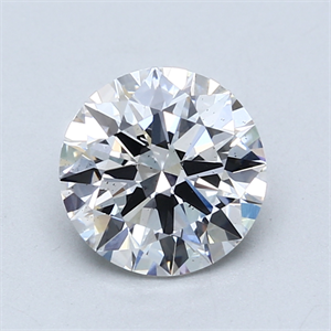 Picture of Lab Created Diamond 2.00 Carats, Round with Ideal Cut, D Color, SI1 Clarity and Certified by IGI