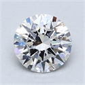 Lab Created Diamond 2.10 Carats, Round with Excellent Cut, E Color, VS2 Clarity and Certified by GIA