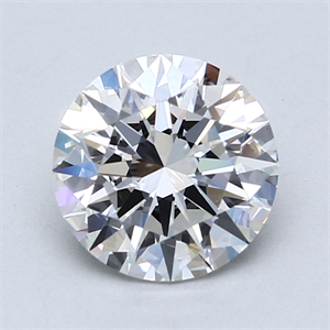 Picture of Lab Created Diamond 2.10 Carats, Round with Excellent Cut, E Color, VS2 Clarity and Certified by GIA