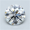 Lab Created Diamond 2.20 Carats, Round with Excellent Cut, E Color, VS2 Clarity and Certified by GIA