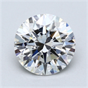 Del inventario de diamantes de laboratorio, 2.19 quilates, Redondo , Color E, claridad VS2 y certificado GIA