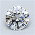 Lab Created Diamond 2.09 Carats, Round with Excellent Cut, E Color, VS1 Clarity and Certified by GIA