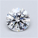 Lab Created Diamond 1.02 Carats, Round with Excellent Cut, D Color, VS1 Clarity and Certified by GIA