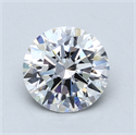 Lab Created Diamond 2.08 Carats, Round with Excellent Cut, E Color, VS1 Clarity and Certified by GIA