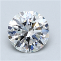 Lab Created Diamond 2.53 Carats, Round with Excellent Cut, E Color, VS2 Clarity and Certified by GIA