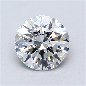 Picture of Lab Created Diamond 1.07 Carats, Round with Excellent Cut, E Color, VS2 Clarity and Certified by GIA