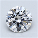 Del inventario de diamantes de laboratorio, 2.18 quilates, Redondo , Color E, claridad VS1 y certificado GIA