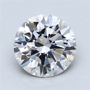 Foto Del inventario de diamantes de laboratorio, 2.18 quilates, Redondo , Color E, claridad VS1 y certificado GIA de