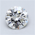Lab Created Diamond 2.26 Carats, Round with Excellent Cut, E Color, VS1 Clarity and Certified by GIA
