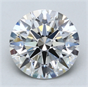 Del inventario de diamantes de laboratorio, 2.20 quilates, Redondo , Color F, claridad VS1 y certificado GIA