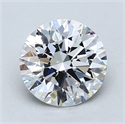 Lab Created Diamond 1.51 Carats, Round with Excellent Cut, E Color, VS2 Clarity and Certified by GIA