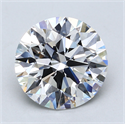 Del inventario de diamantes de laboratorio, 4.03 quilates, Redondo , Color E, claridad VS1 y certificado IGI