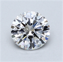 Del inventario de diamantes de laboratorio, 1.00 quilates, Redondo Ideal, Color D, claridad VS2 y certificado IGI