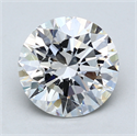 Del inventario de diamantes de laboratorio, 3.20 quilates, Redondo , Color E, claridad VS1 y certificado GIA