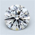 Lab Created Diamond 3.07 Carats, Round with Excellent Cut, F Color, VS2 Clarity and Certified by GIA