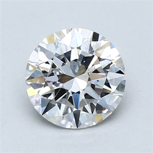 Picture of Lab Created Diamond 1.51 Carats, Round with Excellent Cut, D Color, VS2 Clarity and Certified by GIA