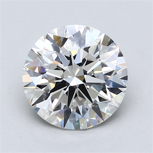 Foto Del inventario de diamantes de laboratorio, 3.45 quilates, Redondo , Color F, claridad VS2 y certificado GIA de