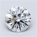 Lab Created Diamond 3.54 Carats, Round with Excellent Cut, E Color, VS2 Clarity and Certified by GIA