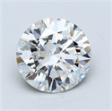 Lab Created Diamond 3.07 Carats, Round with Excellent Cut, F Color, VS2 Clarity and Certified by GIA