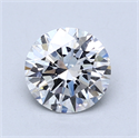 Lab Created Diamond 1.56 Carats, Round with Excellent Cut, D Color, VS1 Clarity and Certified by GIA