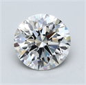 Lab Created Diamond 4.15 Carats, Round with Excellent Cut, E Color, VS2 Clarity and Certified by GIA