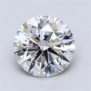 Foto Del inventario de diamantes de laboratorio, 2.55 quilates, Redondo , Color E, claridad VS1 y certificado GIA de