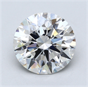 Del inventario de diamantes de laboratorio, 3.43 quilates, Redondo Ideal, Color F, claridad VS1 y certificado GIA