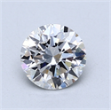 Del inventario de diamantes de laboratorio, 1.02 quilates, Redondo Ideal, Color E, claridad VS2 y certificado GIA