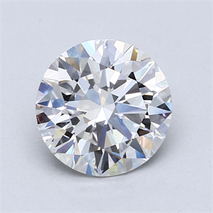 Picture of Lab Created Diamond 2.10 Carats, Round with Excellent Cut, E Color, SI1 Clarity and Certified by GIA